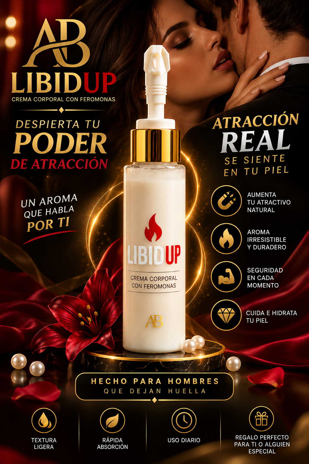 🔥 LIBIDUP – CREMA CORPORAL CON FEROMONAS PARA HOMBRE