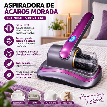 ASPIRADORA DE ÁCAROS MORADA